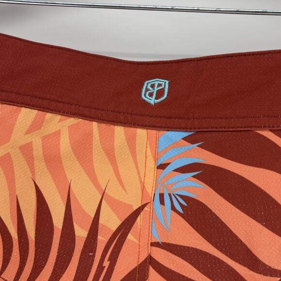 Born Primitive Shorts Mens 42 Tropical Leaf Board Shorts Swim Trunks Beach - Picture 3 of 8